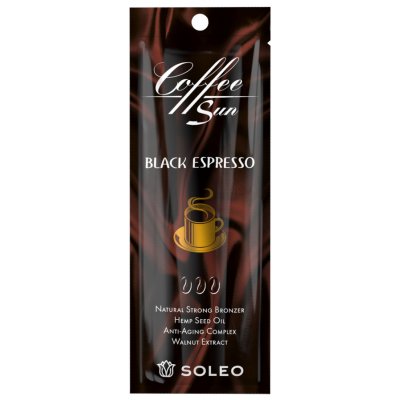 Soleo BLACK ESPRESSO krém do solária 15 ml – Sleviste.cz