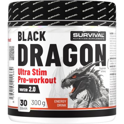Survival Black Dragon Ultra Stim Pre-workout 300 g – Sleviste.cz