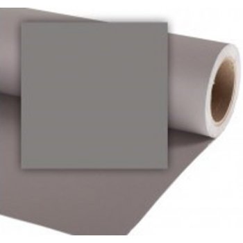 COLORAMA Smoke Grey šedé papírové pozadí 1.35x11m