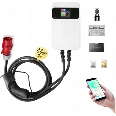 Besen Wallbox 22kW konektor 32A WiFi aplikace držák LCD | Zboží Auto