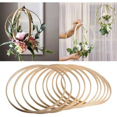 Bambusový kruh na lapač snů Ø25 cm vertikální – Zboží Dáma