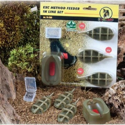 Extra Carp Method Feeder Set 20,25,30g + formička – Hledejceny.cz