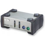 Aten CS-82A KVM elektronický přepínač, pro 2 PC, 1xVGA, 1xkláv., 1xmyš, stolní