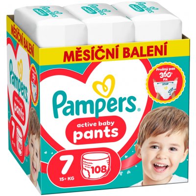Pampers Active Baby 7 108 ks – Hledejceny.cz