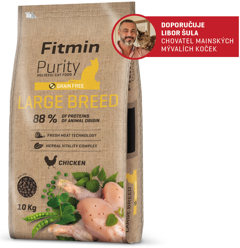 Fitmin Purity Large Breed kompletní pro velké kočky 1,5 kg