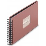 Hama album klasické spirálové FINE ART 24x17 cm, 50 stran, terra, černé listy – Sleviste.cz