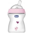 Chicco Natural Feeling kojenecká láhev růžová 250ml