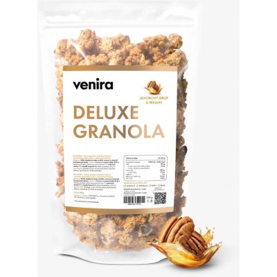 Venira deluxe granola, javorový sirup a pekany 350 g – Zboží Dáma