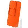 Pouzdro a kryt na mobilní telefon Apple Pouzdro 1Mcz CamShield Soft Apple iPhone 14 Pro oranžové