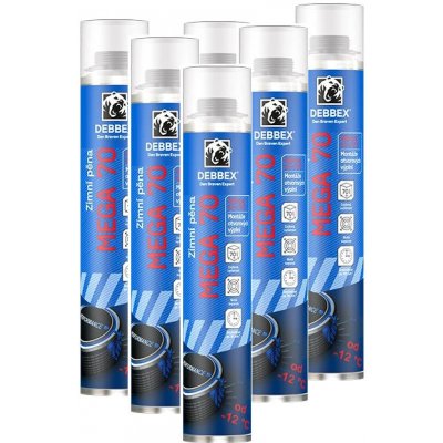 Den Braven Zimní pistolová pěna MEGA 70 870 ml / 12 ks – Hledejceny.cz