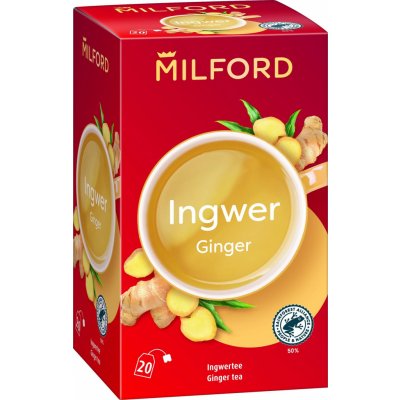 Milford Čaj Ginger 20 x 2 g – Zbozi.Blesk.cz