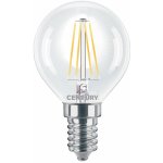Century LED FILAMENT MINI GLOBE ČIRÁ 4W E14 2700K 470Lm 360d 45x76mm IP20 CEN INH1G-041427 Teplá bílá Čirá – Hledejceny.cz