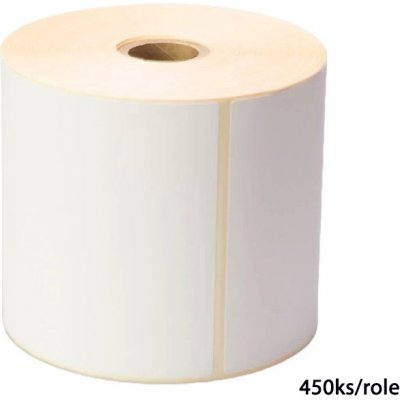 Samolepící termoetikety 105 x148 mm bílé, návin 450ks, dutinka kotoučku 40mm – Zboží Živě