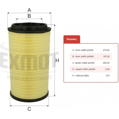 Filtr vzduchu wpo-3110-fr daf xf106 od 2019 0317994_A – Hledejceny.cz