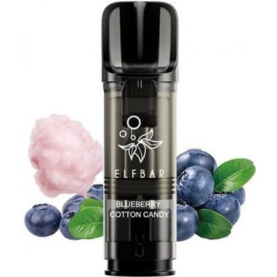 Elf Bar ELFA Pods cartridge 2Pack Blueberry Cotton Candy 20 mg – Zboží Mobilmania
