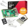 Základní deska Zonepi oficiální sada s Raspberry Pi 5 (8GB RAM) + chladič + 32GB microSD + příslušenství 6510