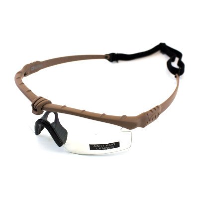 Ochranné brýle NP Battle Pro's, čirá skla Tan – Sleviste.cz