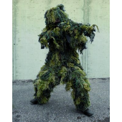 Mil-tec maskovací Ghillie Suit 4 ks woodland – Zboží Mobilmania