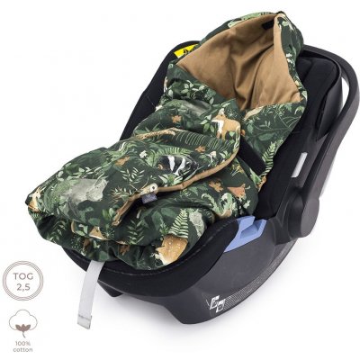 Makaszka Zavinovačka deka do autosedačky Cotton WOODLAND – Zboží Mobilmania
