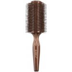 Sibel Decopro kulatý dřevěný kartáč na vlasy s kančími a nylonovými štětinami 8470083 40 mm – Zboží Dáma