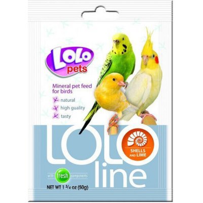 Lolo Pets Line mušle a vápník pro ptáky 50 g – Zboží Dáma