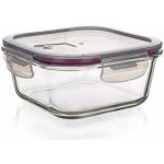 Banquet dóza čtvercová skl.+PP víčko 0,3 l 11,5 x 11,5 x 5,5 cm – Zboží Dáma