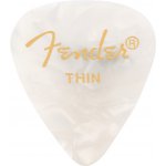 Fender Premium Celluloid Picks, 351 Shape - trsátka (více variant) Fender Premium Celluloid Picks, 351 Shape: White Moto / Thin – Hledejceny.cz