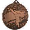 Sportovní medaile Designová kovová medaile Karate Bronz 4,5 cm
