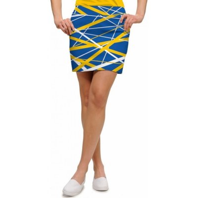 Loudmouth W sukně Stix Blue & Gold StretchTech