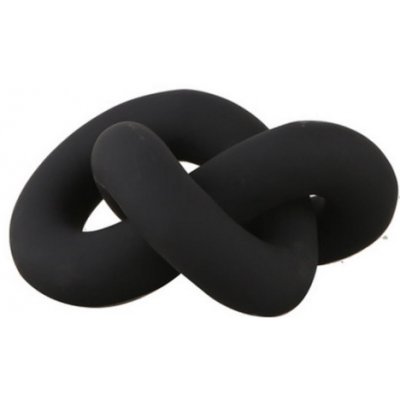 Keramická dekorace Knot Black COOEE Design – Hledejceny.cz