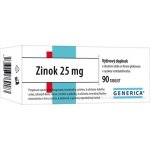 Generica Zinek 25 mg 90 tablet – Hledejceny.cz