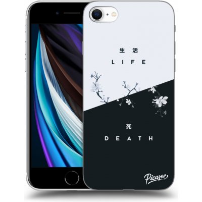 Pouzdro Picasee silikonové Apple iPhone SE 2020 - Life - Death černé – Zboží Mobilmania