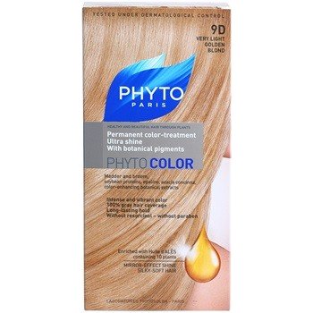 Phyto Color barva na vlasy 9D Very Light Golden Blond 4 ks