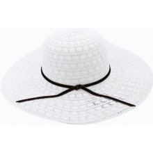 Hologramme Paris Dámský letní klobouk Lydie bílý