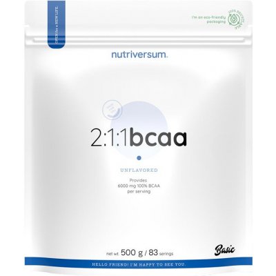 Nutriversum 2:1:1 BCAA BASIC 500 g – Hledejceny.cz