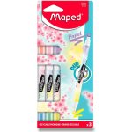 Maped Fluo Peps Duo Pastel 3 ks 734128 – Zboží Živě