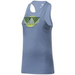 Reebok Les Mills Graphic Racerback blue slate – Zboží Mobilmania