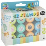 Grafix Sada 12 samonamáčitelných razítek se zvířátky – Sleviste.cz