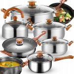 Retoo Sada hrnců nerezová ocel 11 ks – Zboží Dáma