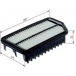 BOSCH F 026 400 445 Vzduchový filtr (F026400445) – Hledejceny.cz