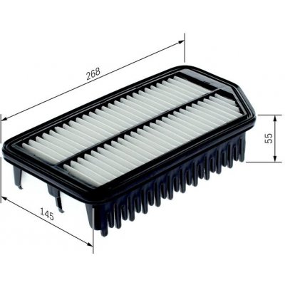 BOSCH F 026 400 445 Vzduchový filtr (F026400445) – Hledejceny.cz