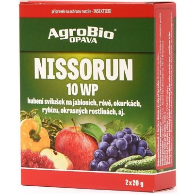 Agrobio Nissorun 10 WP - k hubení škodlivého savého a žravého hmyzu 2x20g