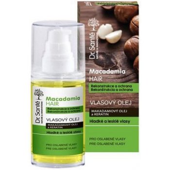 Dr. Santé Macadamia olej pro oslabené vlasy Macademia Oil and Keratin, Reconstruction and Protection 50 ml