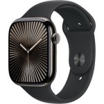Apple Watch 46mm černý sportovní řemínek - S/M MXM23ZM/A – Zboží Živě