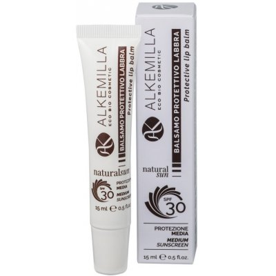 Alkemilla Eco Bio Cosmetics Alkemilla Ochranný balzám na rty SPF30 15 ml – Zboží Dáma