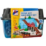 Woody Vláčkodráha v boxu Důlní souprava 54ks – Zboží Dáma