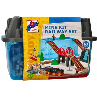 Woody Vláčkodráha v boxu Důlní souprava 54ks – Zboží Dáma