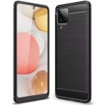 Pouzdro Carbon Case Samsung Galaxy A12 černé – Zboží Mobilmania