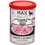Max deluxe Adult krůtí a kuřecí svalovina 400 g – Sleviste.cz