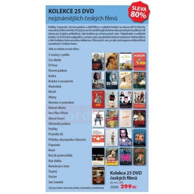 Kolekce českých filmů DVD